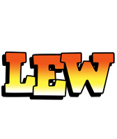 Lew sunset logo