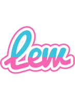 Lew woman logo