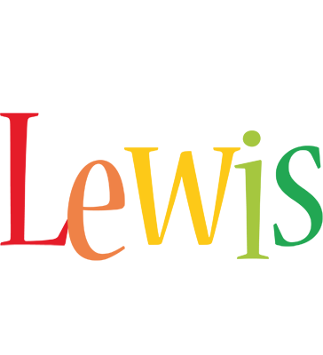 Lewis birthday logo