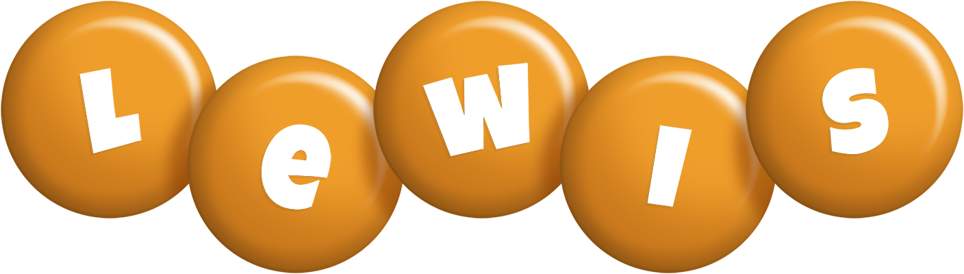 Lewis candy-orange logo