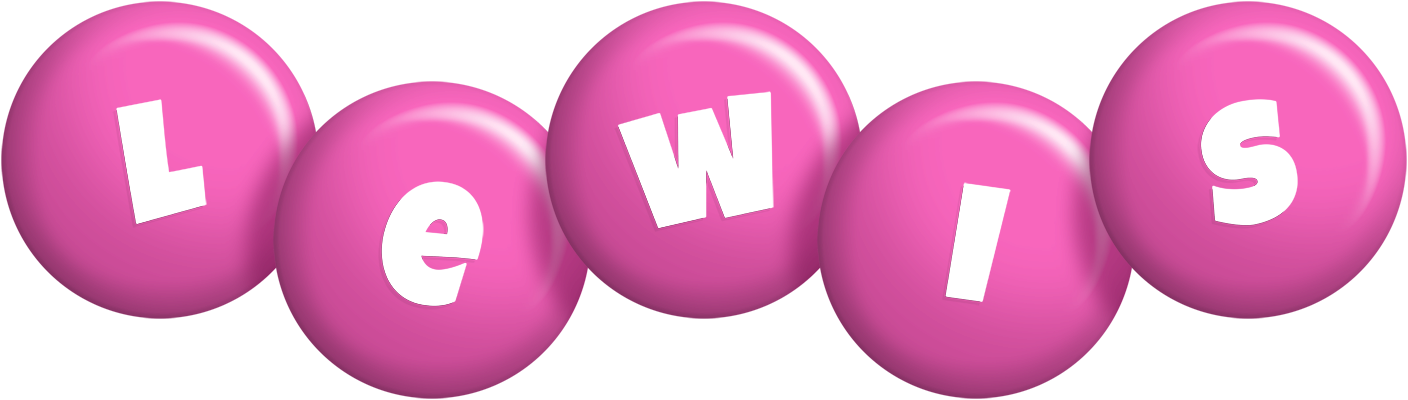 Lewis candy-pink logo