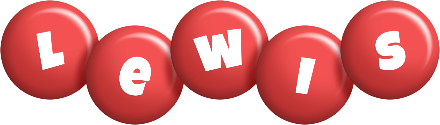 Lewis candy-red logo