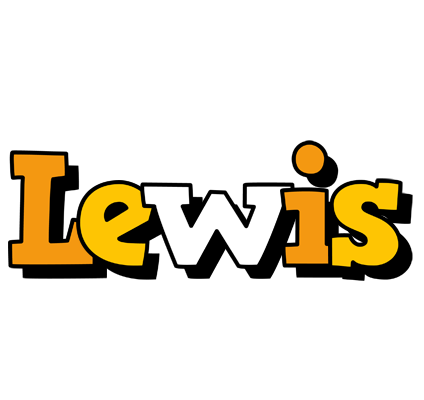 Lewis cartoon logo