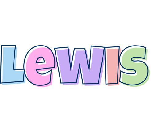 Lewis pastel logo