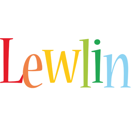 Lewlin birthday logo