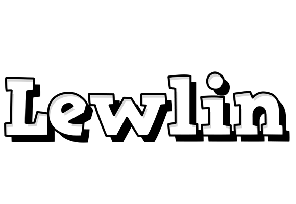 Lewlin snowing logo