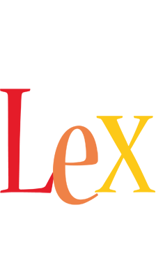 Lex birthday logo