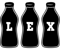 Lex bottle logo