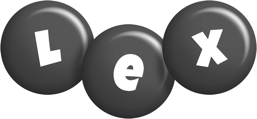 Lex candy-black logo