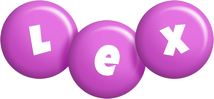 Lex candy-purple logo
