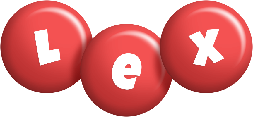 Lex candy-red logo