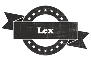 Lex grunge logo