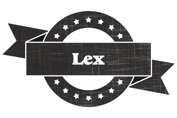 Lex grunge logo