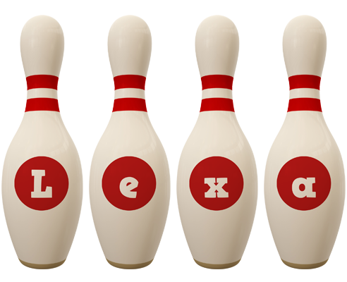 Lexa bowling-pin logo