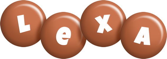 Lexa candy-brown logo