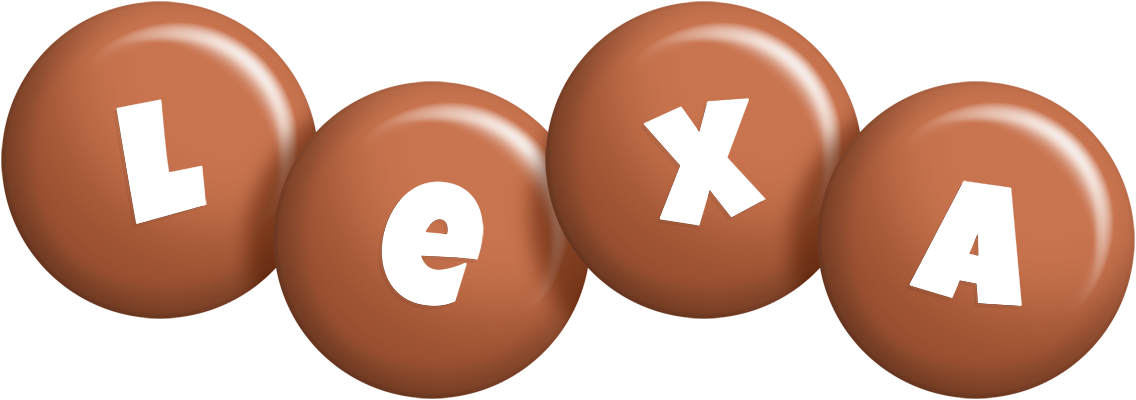 Lexa candy-brown logo
