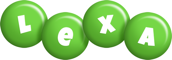 Lexa candy-green logo