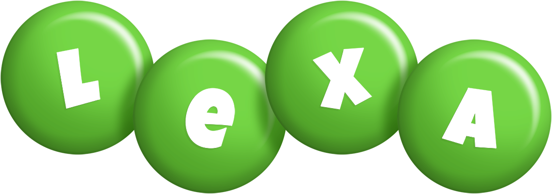 Lexa candy-green logo