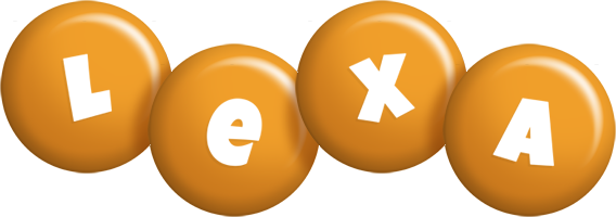 Lexa candy-orange logo