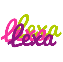 Lexa flowers logo