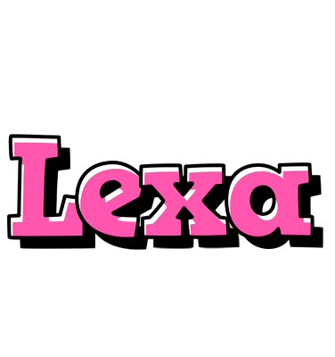 Lexa girlish logo