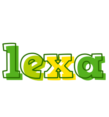 Lexa juice logo