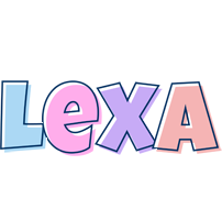 Lexa pastel logo