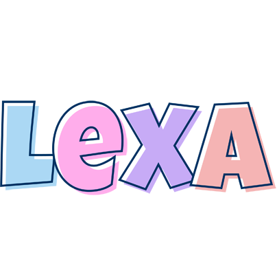 Lexa pastel logo