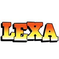 Lexa sunset logo