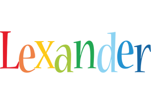 Lexander birthday logo