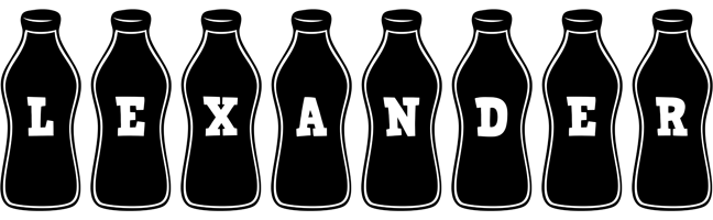 Lexander bottle logo