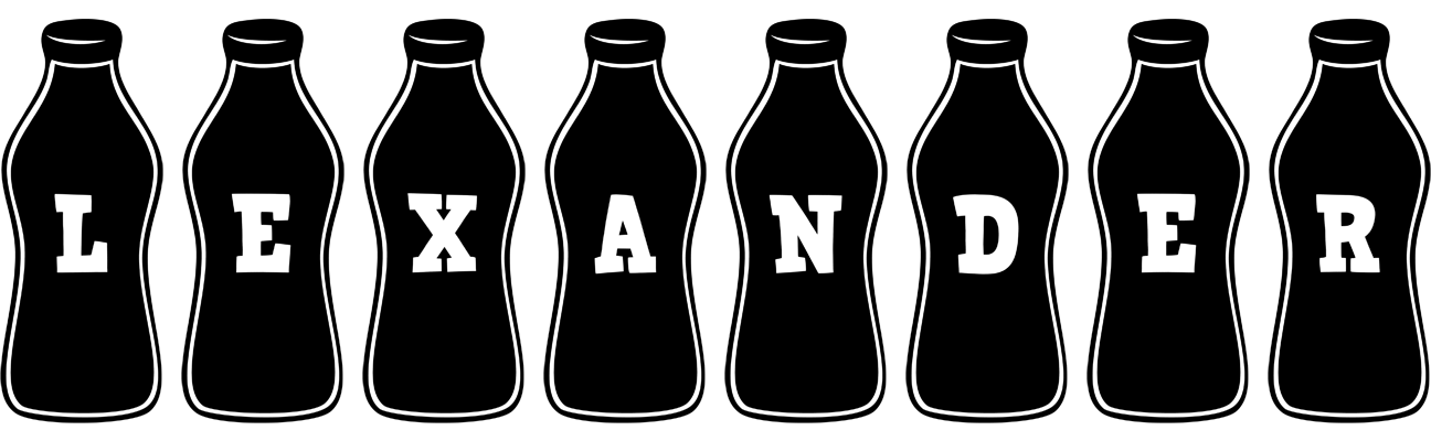 Lexander bottle logo