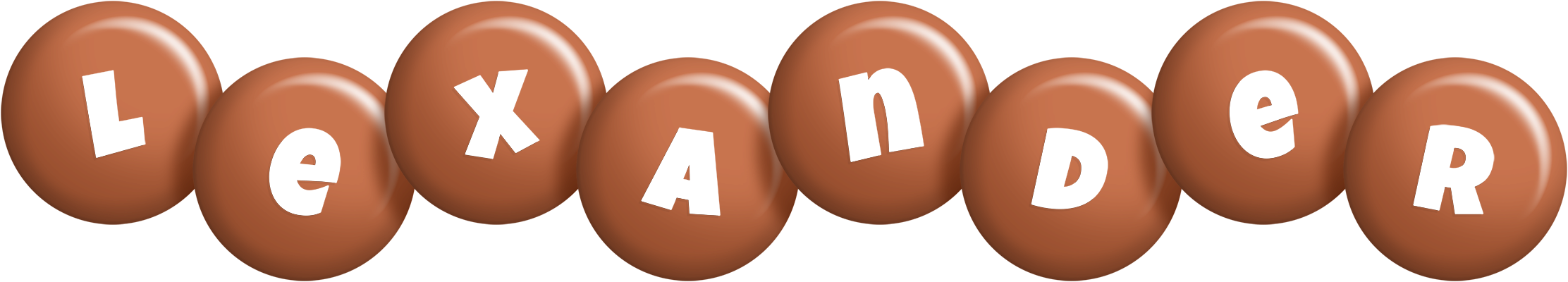 Lexander candy-brown logo
