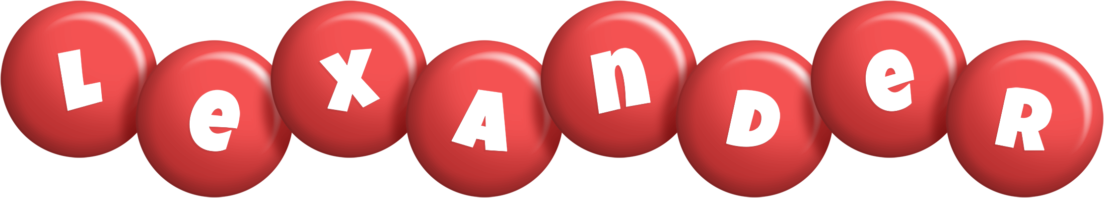 Lexander candy-red logo