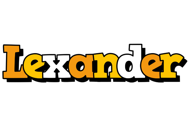 Lexander cartoon logo