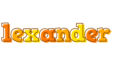 Lexander desert logo