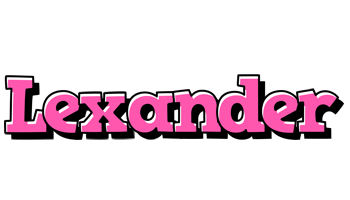 Lexander girlish logo