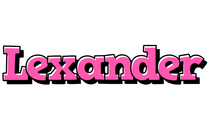 Lexander girlish logo