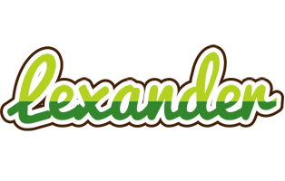 Lexander golfing logo