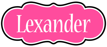 Lexander invitation logo