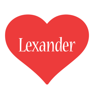 Lexander love logo