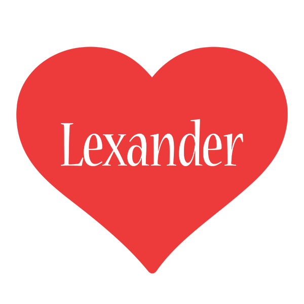 Lexander love logo