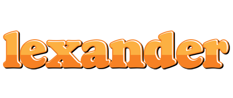 Lexander orange logo