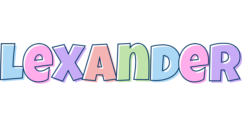 Lexander pastel logo