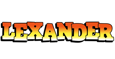 Lexander sunset logo