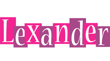 Lexander whine logo