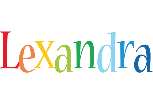 Lexandra birthday logo