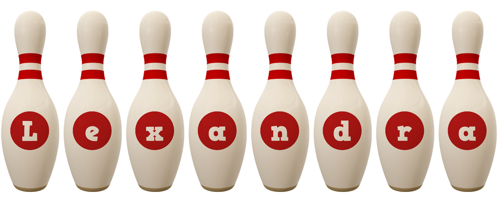 Lexandra bowling-pin logo