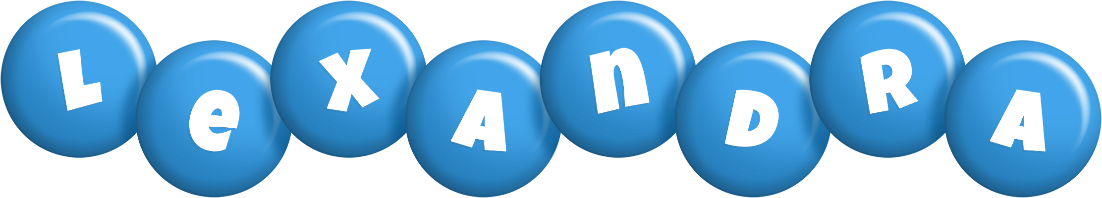 Lexandra candy-blue logo