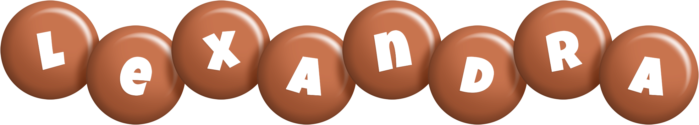 Lexandra candy-brown logo